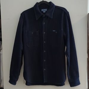 Iron Heart 14oz Kersey Work Shirt Indigo XL